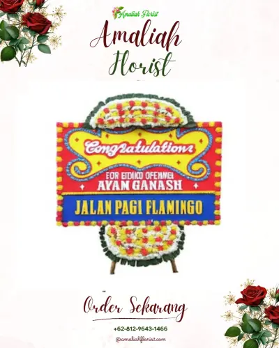 Bunga Papan Congratulation di Kertaharja